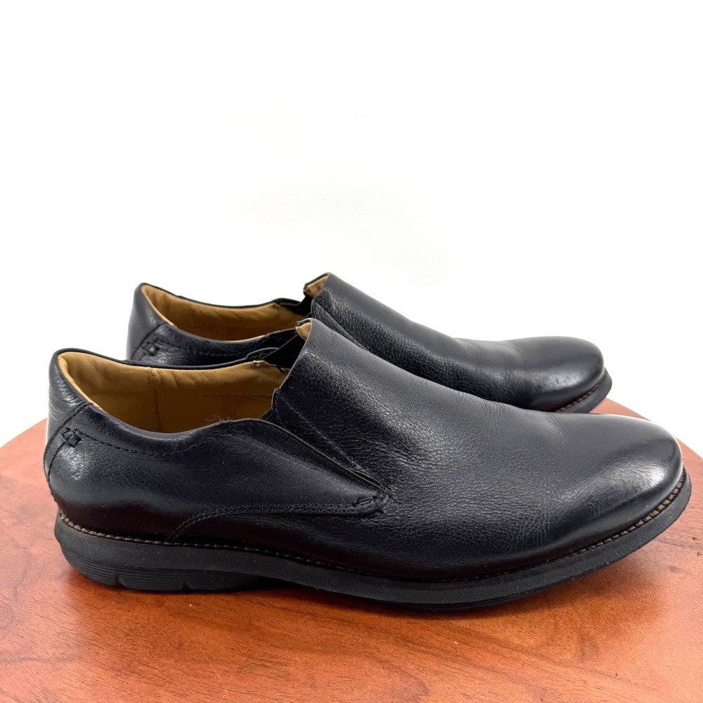 DeLaRentis American Classic Loafers Black Leather Slip On AC-1103 Brazil Men 10